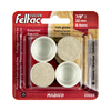 Feltac 7/8" White Heavy-Duty Insert Glide Round Felt Pads Leg Tips