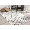 Comfort Carving 3976A 5' x 8' White Grey