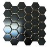 Ontario Series 2" Hexagon Matte Black