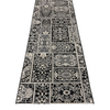 Area Rug Runner Metro Black and White