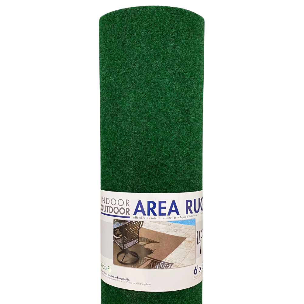 Indoor/Outdoor Area Rug 6' x 8' Savanna N11 Heather Green United